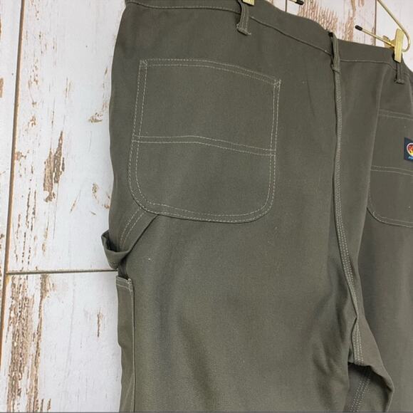 New. Rasco FR, Brown Duck Carpenter Pants. Size 48 x 36 - Picture 4 of 8